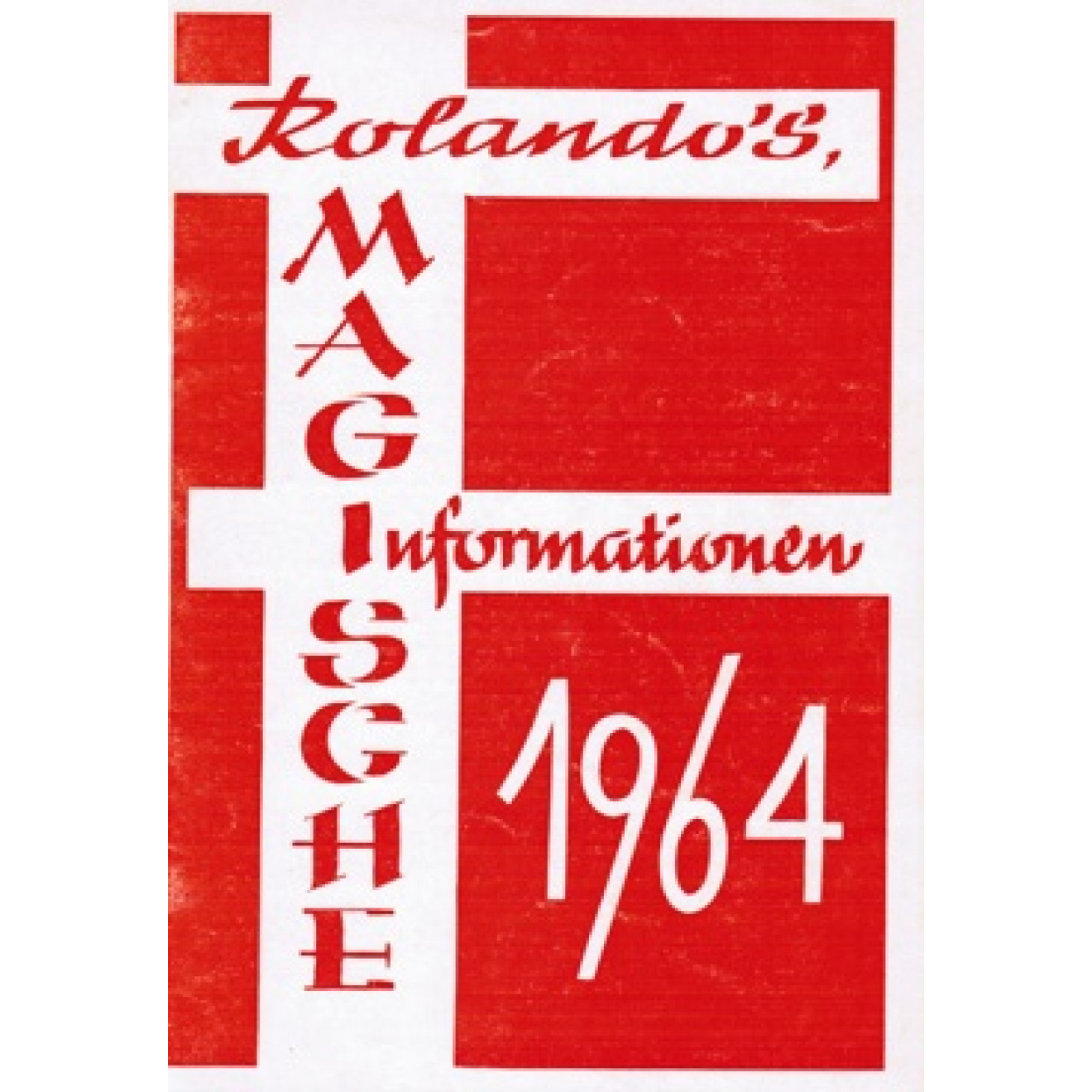 Rolando's magische Informationen 1964
