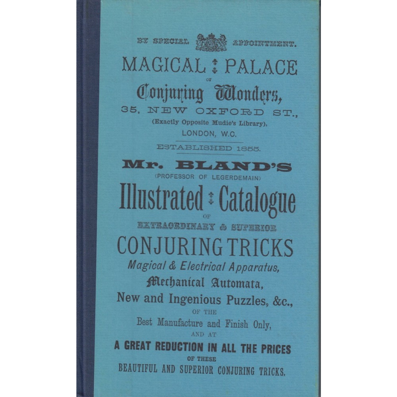 Mr. Bland's Illustrated Catalogue of Conjuring Tricks