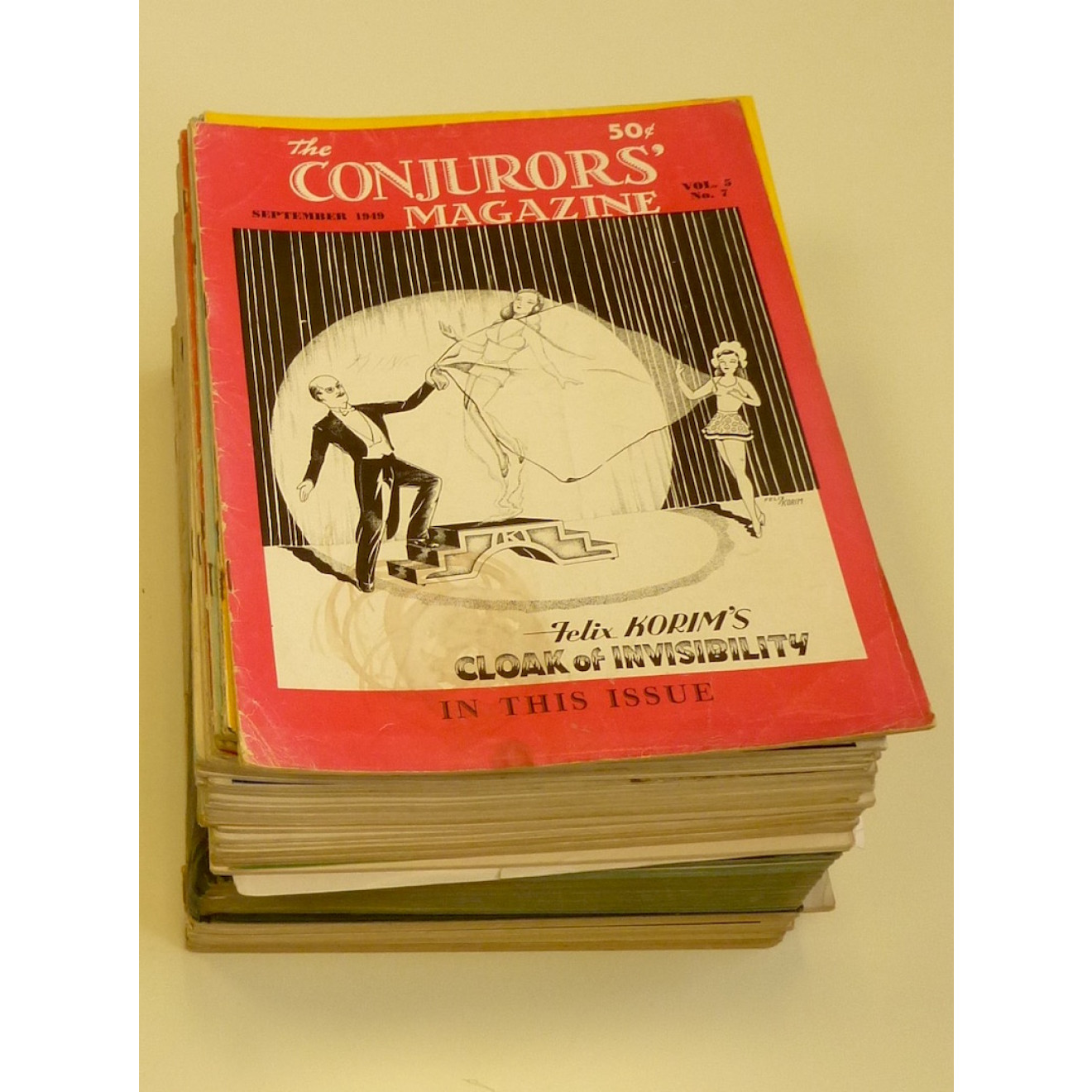 The Conjuror's Magazine (Vol.1 bis Vol.5) Kompletter Satz!