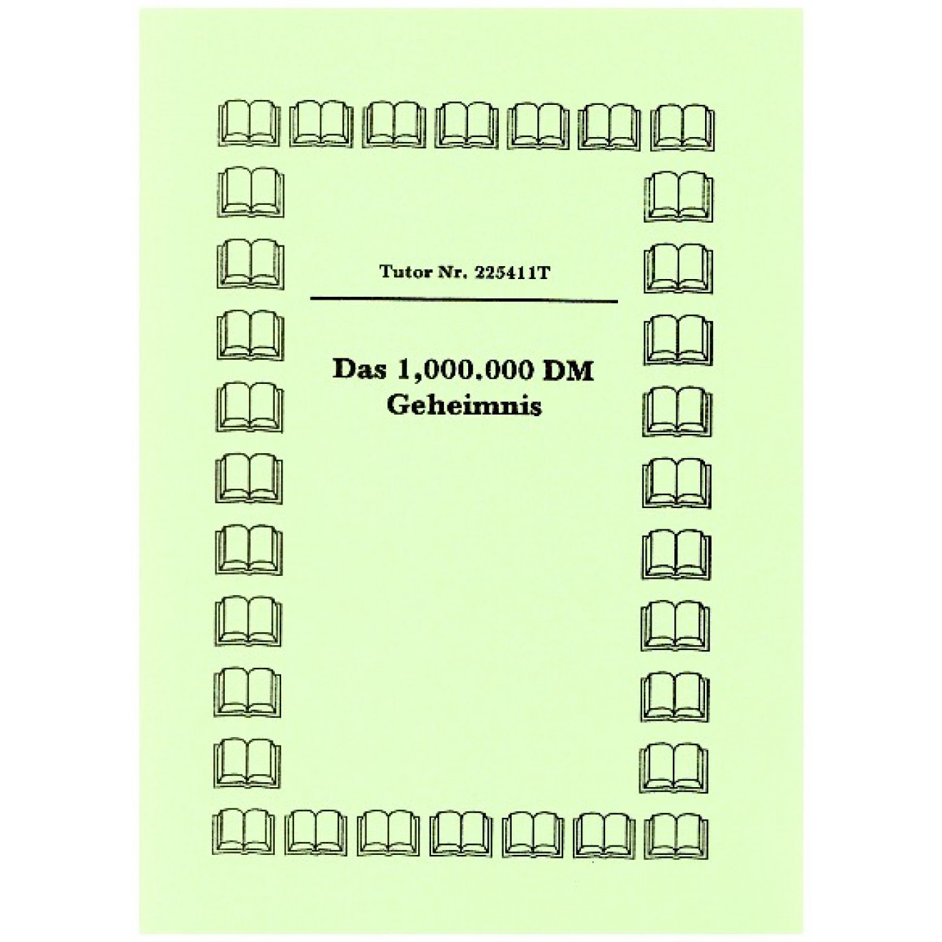 Das 1,000.000 DM Geheimnis