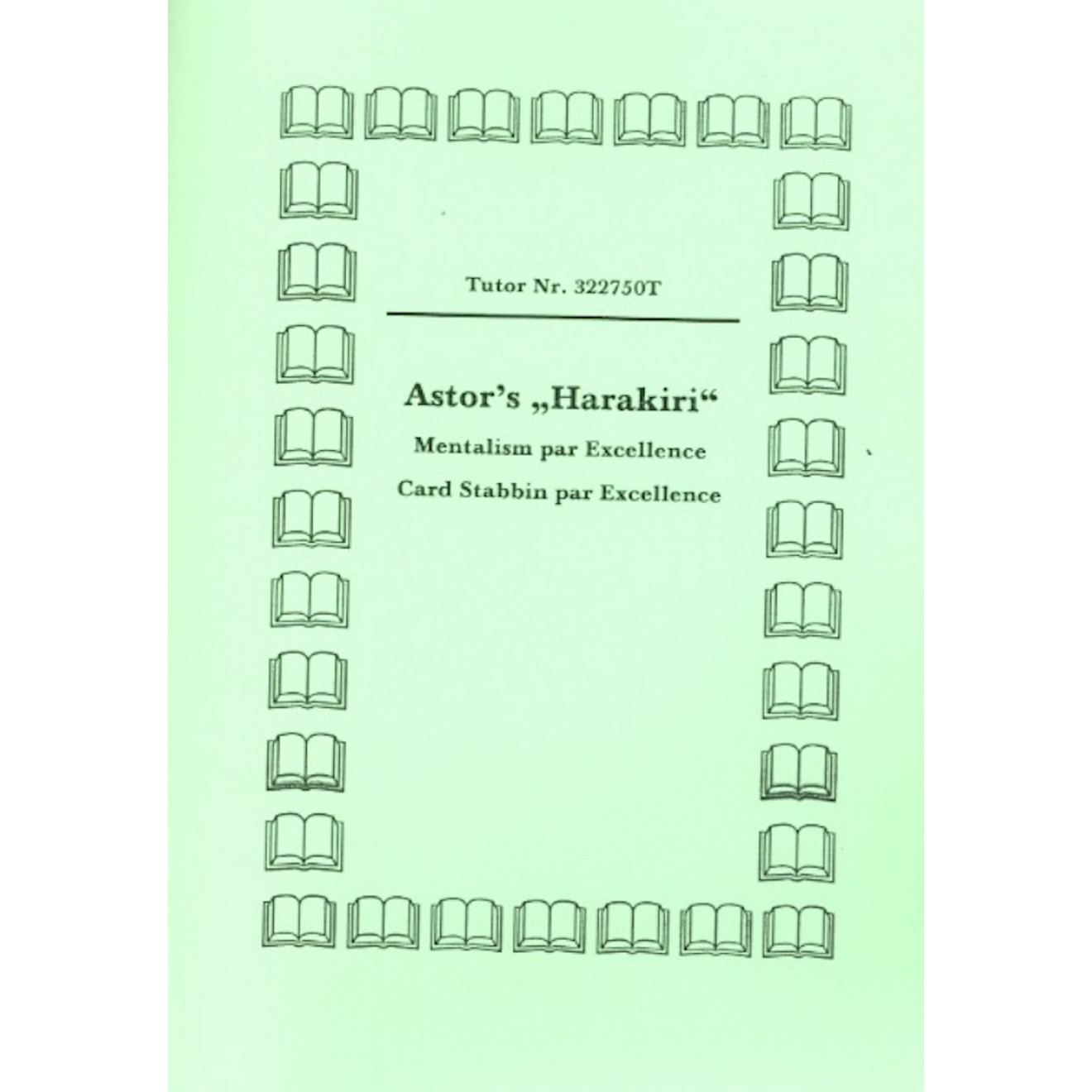 Astor's "Harakiri"