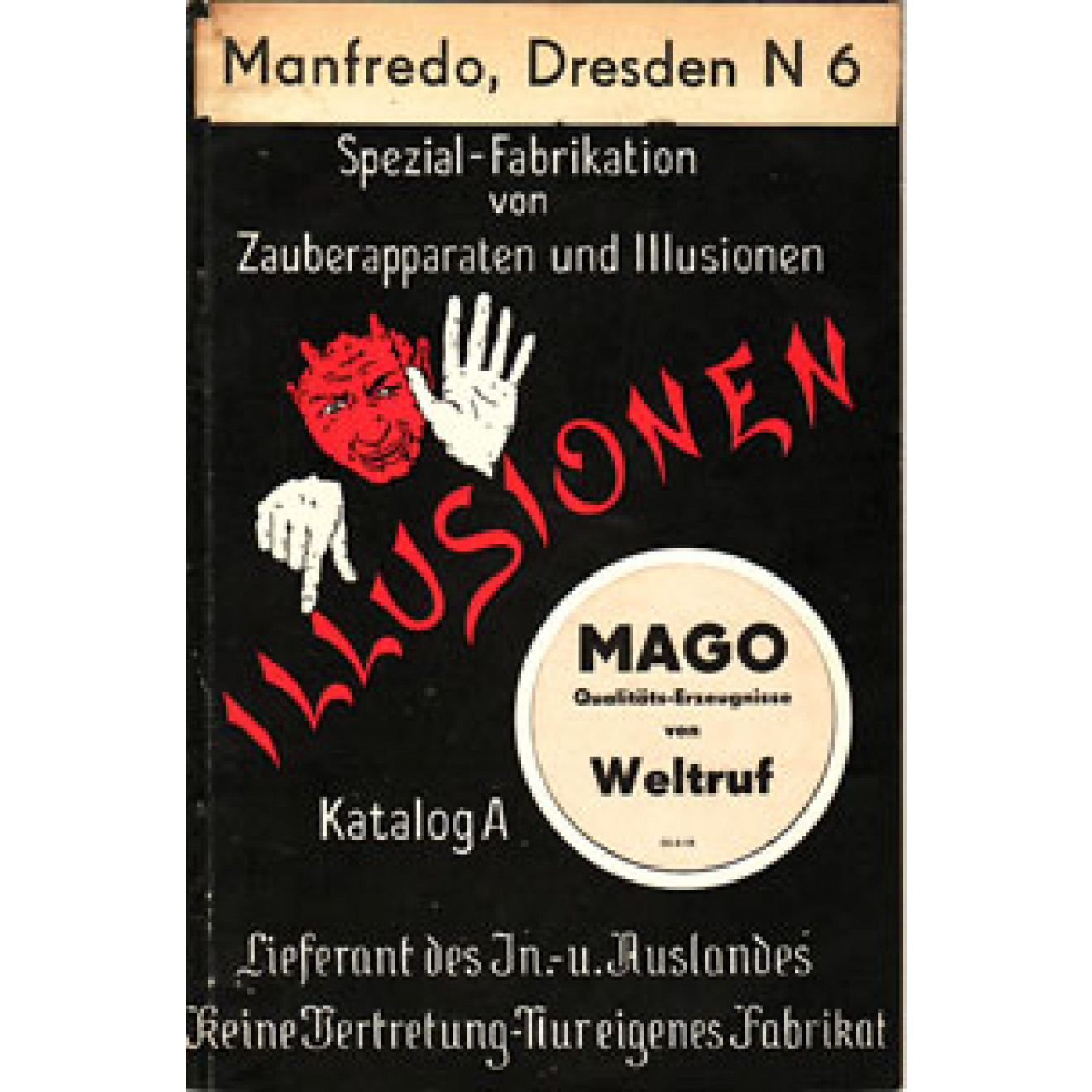Manfredo-Katalog A (schwarz)