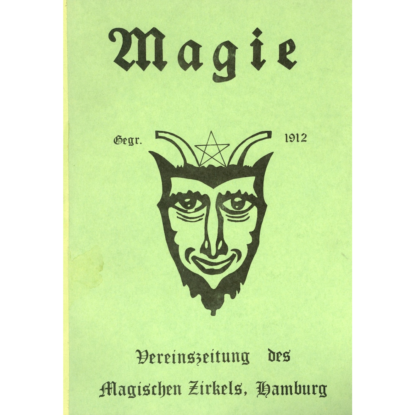 Magie, 1. Jahrgang 1918/19, Reprint
