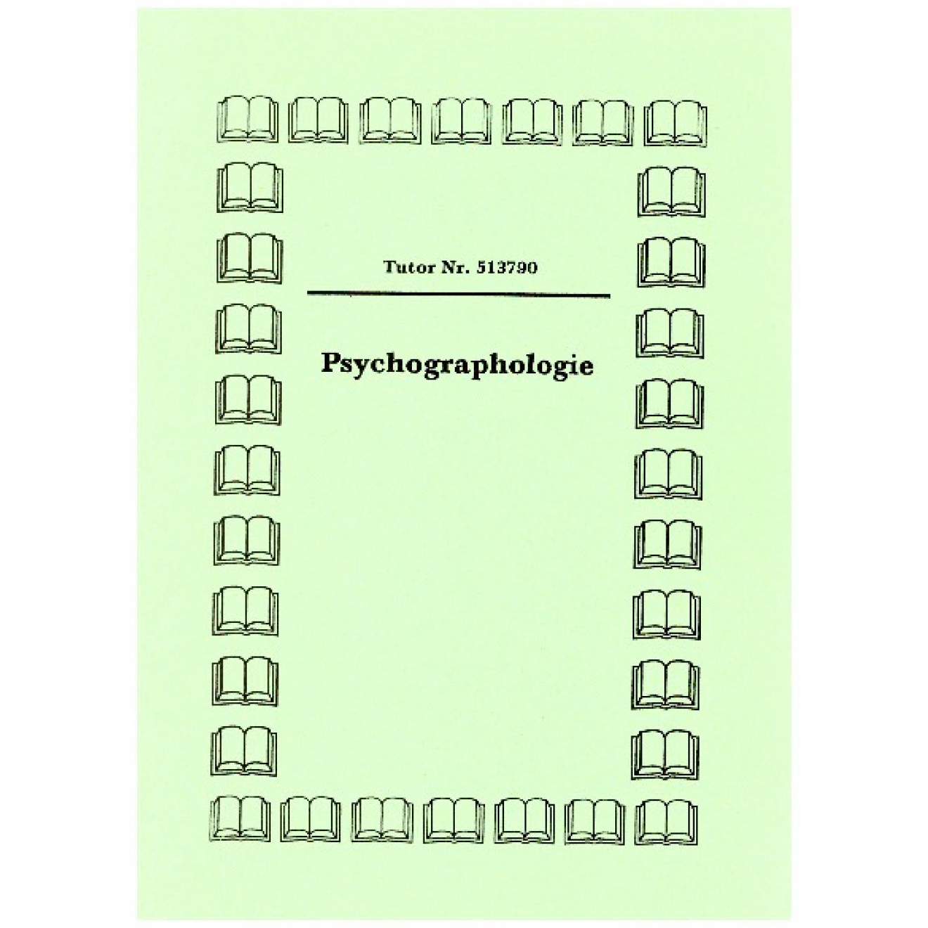 Psychographologie (Skript only)
