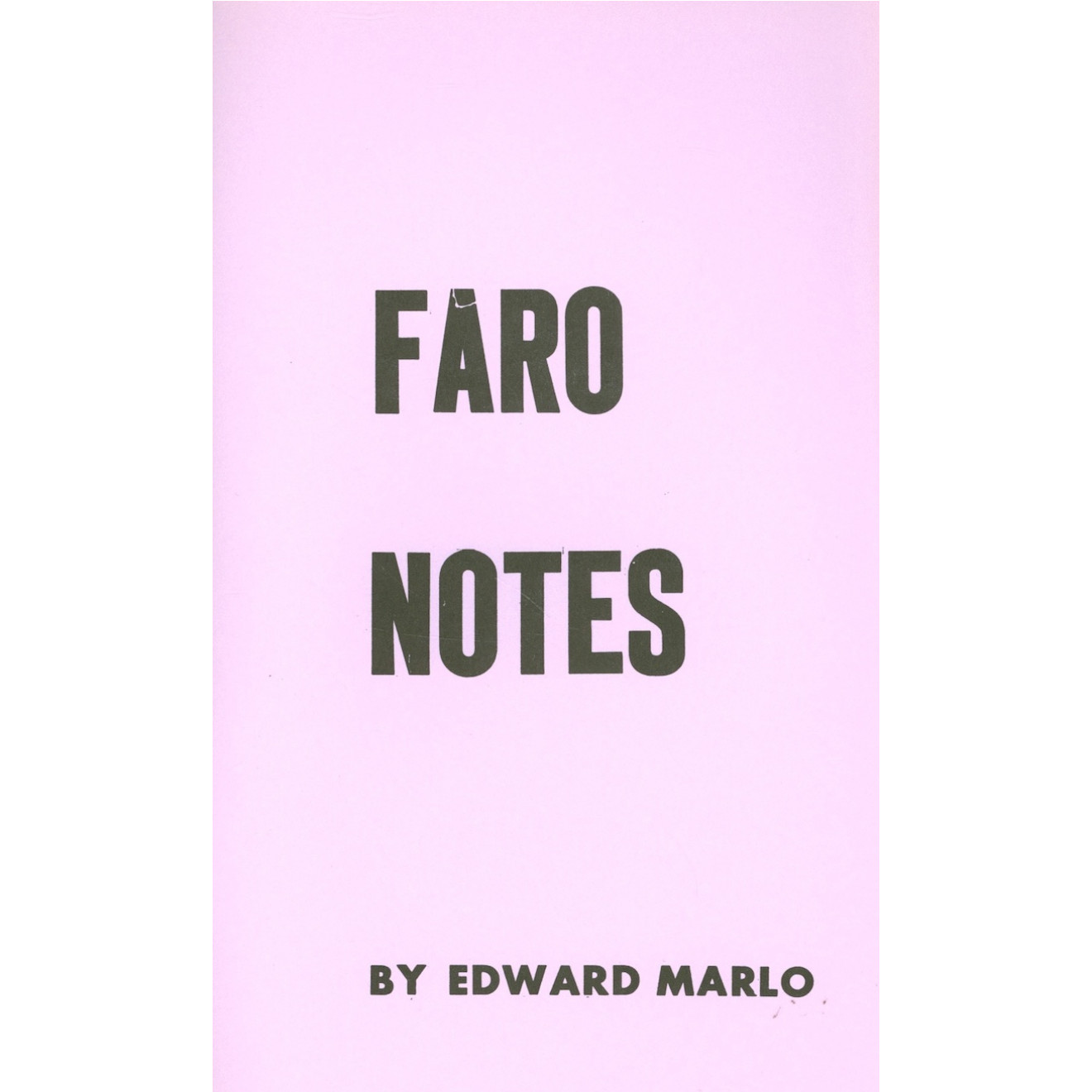 Faro Notes