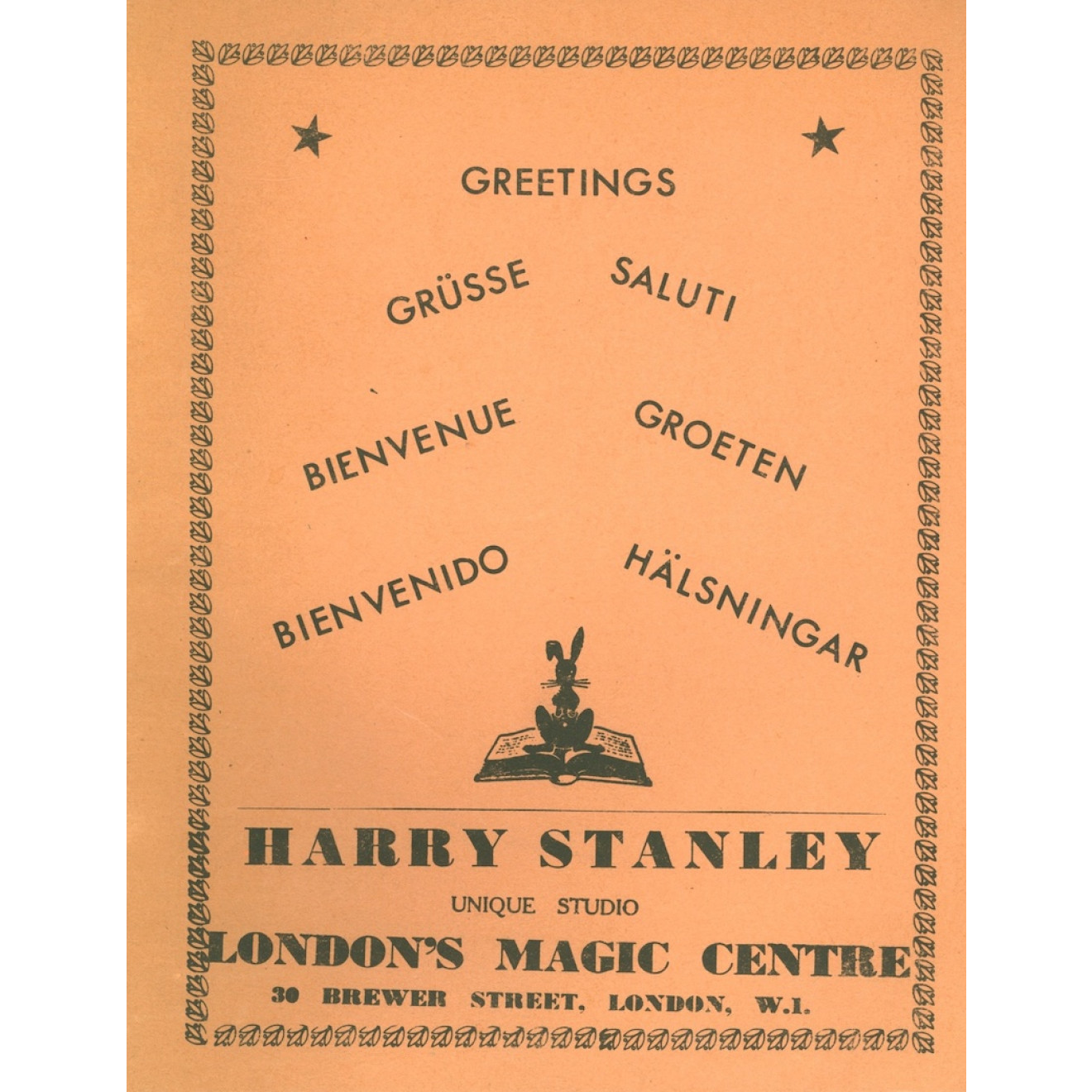 Harry Stanley's Unique Magic