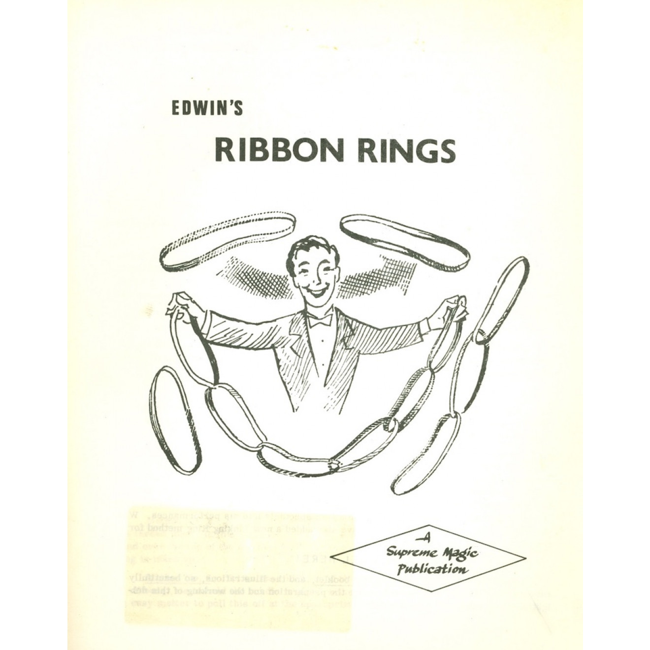 Edwin's Ribbon Rings (Booklet)