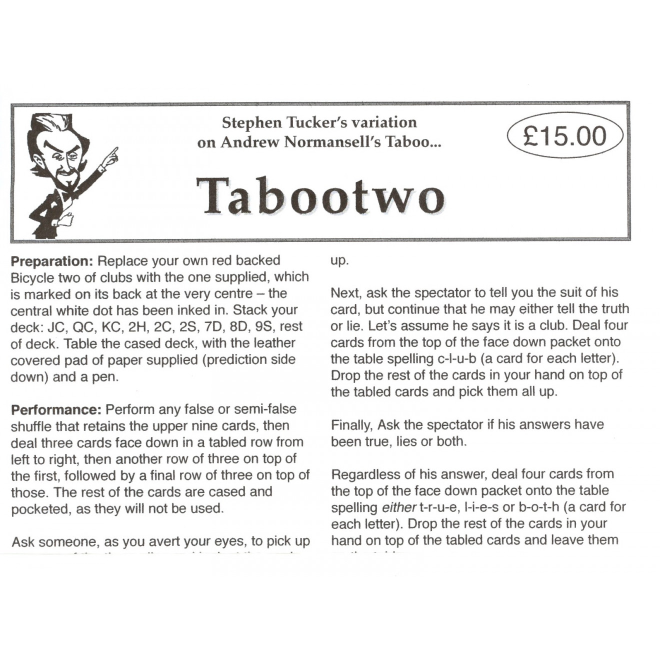 Tabootwo by Stephen Tucker