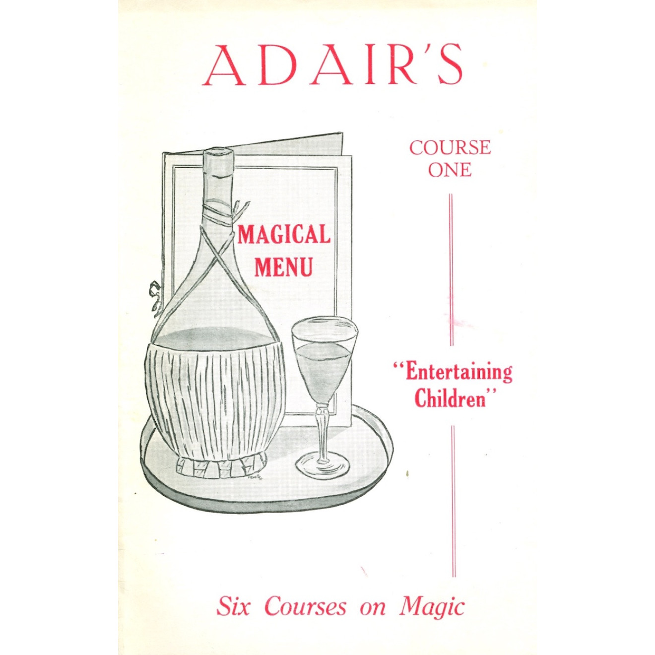 Adair's Course One "Entertaining Children"